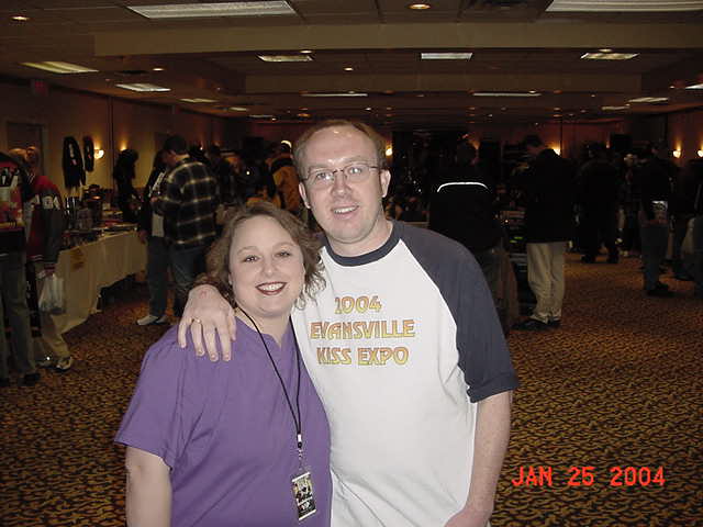 Jendell & Me (aka Bass Frehley) at the 2004 Indy Expo